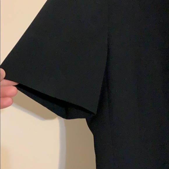 Black short sleeve v-neck tunic size 10 - Picture 4 of 8